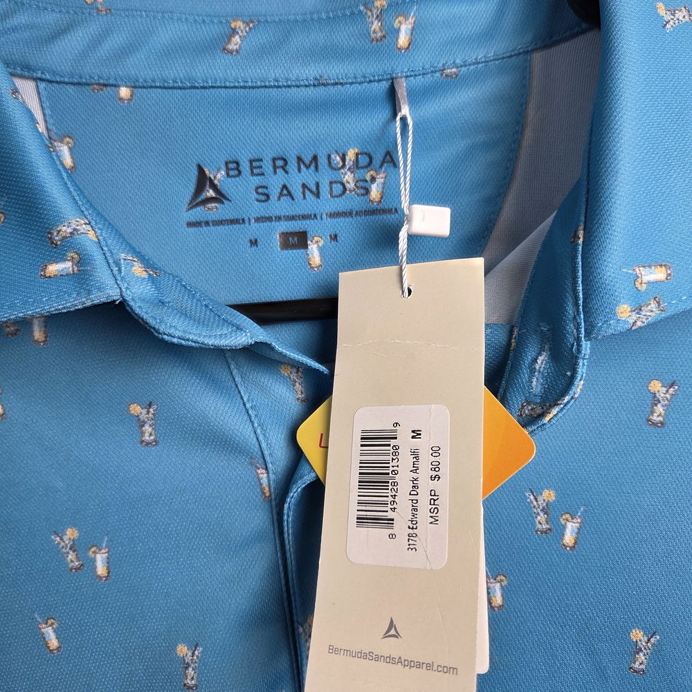 Bermuda Sands Blue Men's Polo Shirt